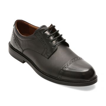 Pantofi eleganti BITE THE BULLET negri, RM107, din piele naturala