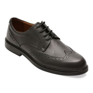 Pantofi eleganti BITE THE BULLET negri, RM108, din piele naturala