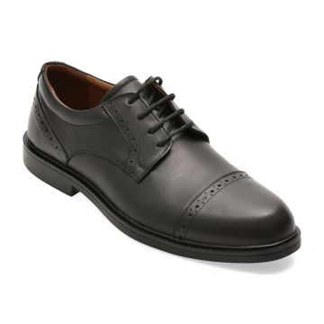 Pantofi eleganti BITE THE BULLET negri, RM115, din piele naturala