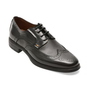 Pantofi eleganti BITE THE BULLET negri, RM122, din piele naturala