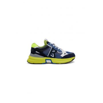 Pantofi sport barbati - 12522505 -  Piele naturala - 46 EU - Bleumarin