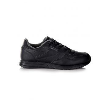 Pantofi sport barbati  alergare - negru - sintetic