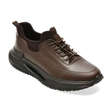 Pantofi sport BITE THE BULLET maro, RM120, din piele naturala