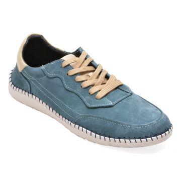 Pantofi sport GRYXX albastri, 74034, din piele intoarsa