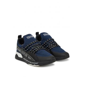 Tenisi barbati  negru - bleumarin - textil