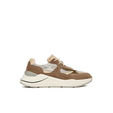 Tenisi barbati  piele naturala - maro - model Sand Fuga Mesh