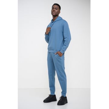 Trening lejer de bumbac Dapodayote - Albastru prafuit - Albastru -