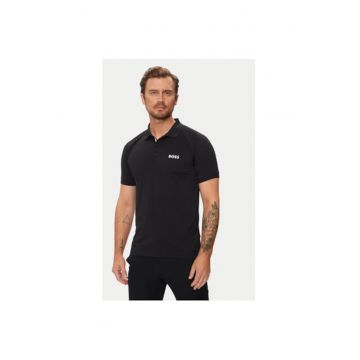 Tricou barbati -  304020810 - Poliester - Negru - Negru