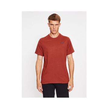 Tricou barbati  caramiziu - bumbac -