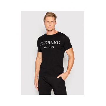 Tricou barbati  F014 6301 - Bumbac - 2XL INTL - Negru