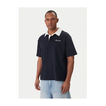 Tricou barbati -  supradimensionat - bleumarin - bumbac