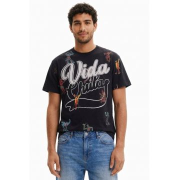 Tricou cu imprimeu supradimensionat Crestencio -