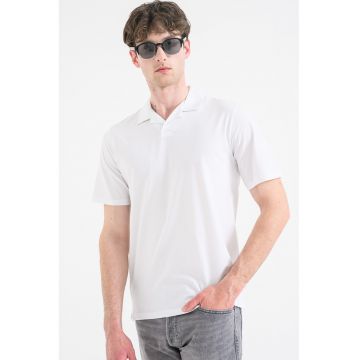 Tricou polo cu croiala regular-fit Resort - Alb optic