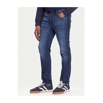 Blugi barbati  bumbac slim fit - Bleumarin