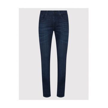 Blugi barbati -  bumbac - slim fit - bleumarin -