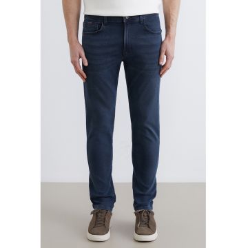 Blugi regular-fit - Albastru inchis