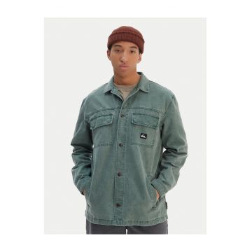 Camasa barbati -  supradimensionata - verde - bumbac