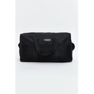 Geanta duffle cu bareta detasabila - Negru