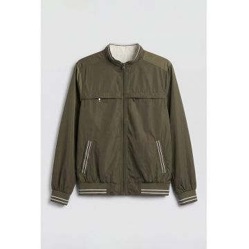 Jacheta bomber cu model reversibil - Kaki inchis