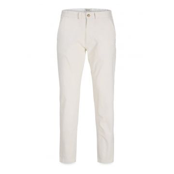 Pantaloni Barbati -  Ecru - bumbac -