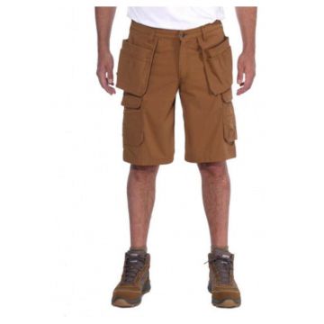 Pantaloni scurti  Bumbac/Poliester - Maro