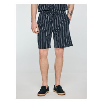 Pantaloni scurti din amestec de in Gofrisz 403