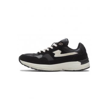 Pantofi sport barbati -  piele suede - negru