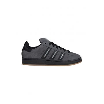 Pantofi sport din piele intoarsa Campus 00s - Negru/Gri antracit