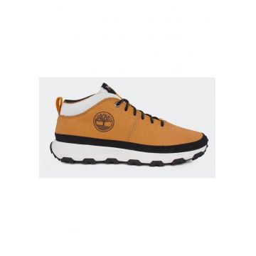 Pantofi sport  Winsor Trail Mid - piele nubuc - gri - talpa din spuma reciclabila - brant OrthoLite