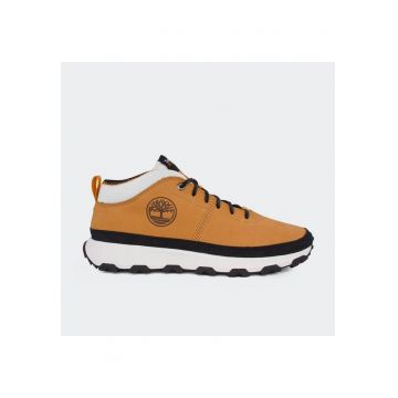 Pantofi sport  Winsor Trail Mid - piele nubuc - gri - talpa din spuma reciclabila - brant OrthoLite