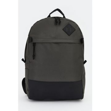 Rucsac cu compartiment interior pentru laptop - Negru/Grej