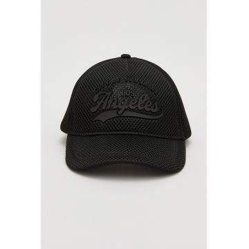Sapca de plasa cu velcro - Negru