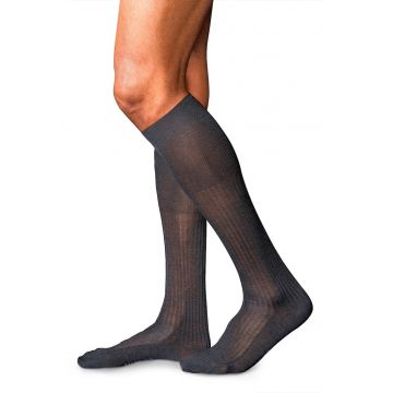 Sosete lungi pana la genunchi No. 10 Pure Fit d'Ecosse - Albastru inchis