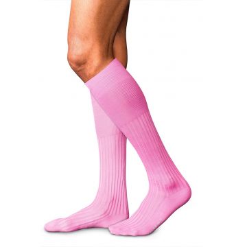 Sosete lungi pana la genunchi No. 10 Pure Fit d'Ecosse - Roz fandango