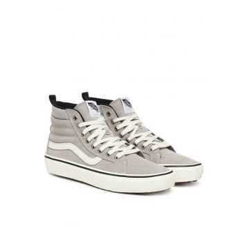 Tenisi barbati -  piele naturala - gri -