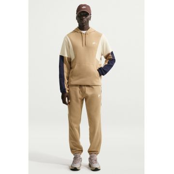 Trening din material fleece cu model colorblock Club - Alb/Bej deschis