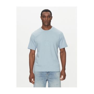 Tricou barbat  albastru deschis - bumbac -