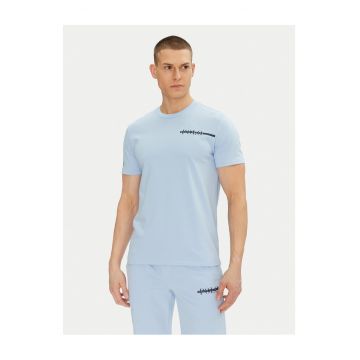 Tricou barbat  albastrudeschis - bumbac