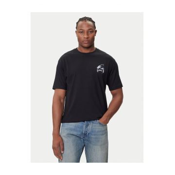 Tricou barbat  culoare neagra - bumbac