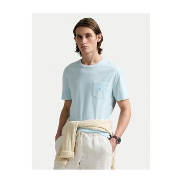 Tricou barbati  albastru deschis - bumbac