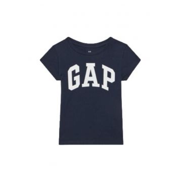 Tricou barbati -  bumbac - bleumarin/alb