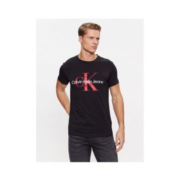 Tricou barbati  negru - bumbac -