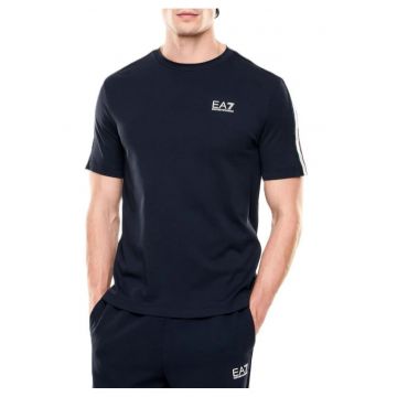 Tricou barbati  TRAIN ITALIAN SPIRIT M TEE SS CO ST - Bumbac - Albastru - Albastru