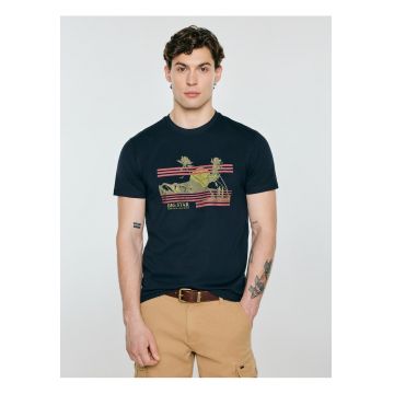 Tricou din bumbac cu imprimeu grafic