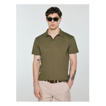 Tricou polo din amestec de in