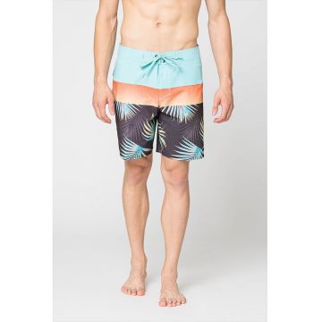 Bermude cu model tropical Surf - Multicolor