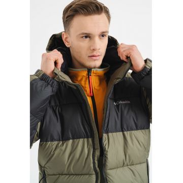 Geaca matlasata cu gluga Pike Lake™ II - Negru/Kaki