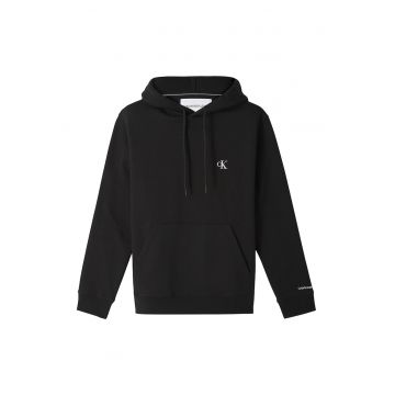 Hanorac cu buzunar kangaroo - Negru