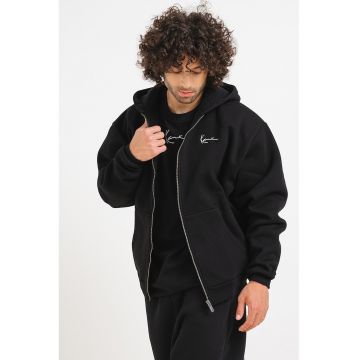 Hanorac cu fermoar - Negru