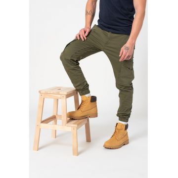 Pantaloni cargo conici Paul - Kaki